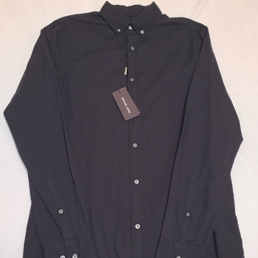 NWT Michael Kors Men’s Button Down Slim Fit Shirt
